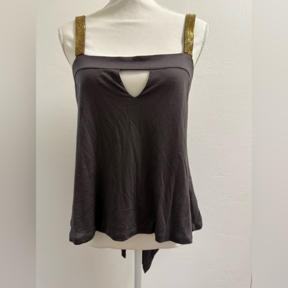 JOHN RICHMOND WOMENS BROWN TOP